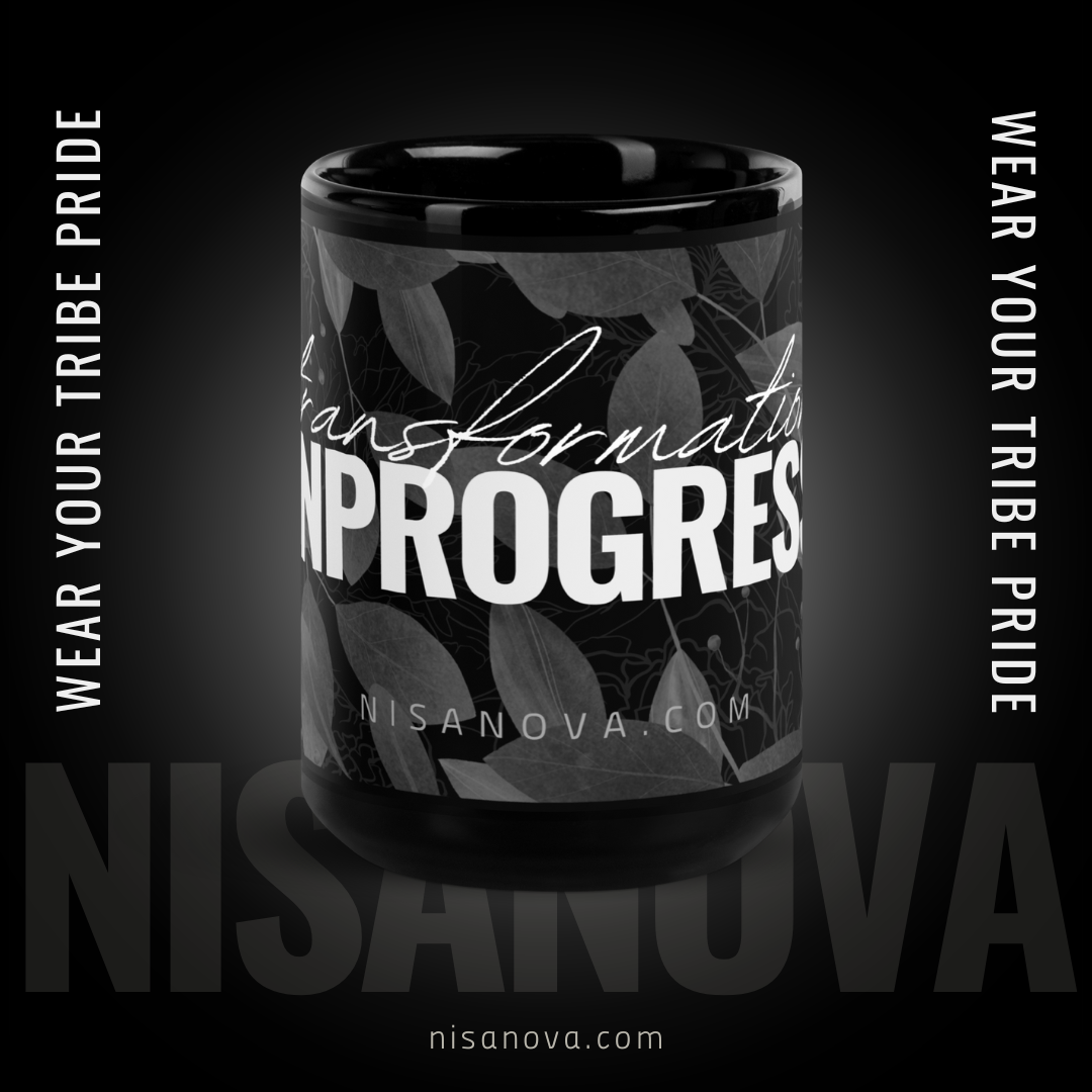 NisaNova Black Transformation In Progress Mug