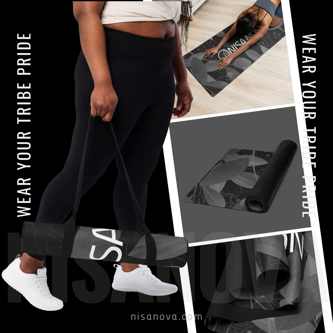 NisaNova Black Yoga mat