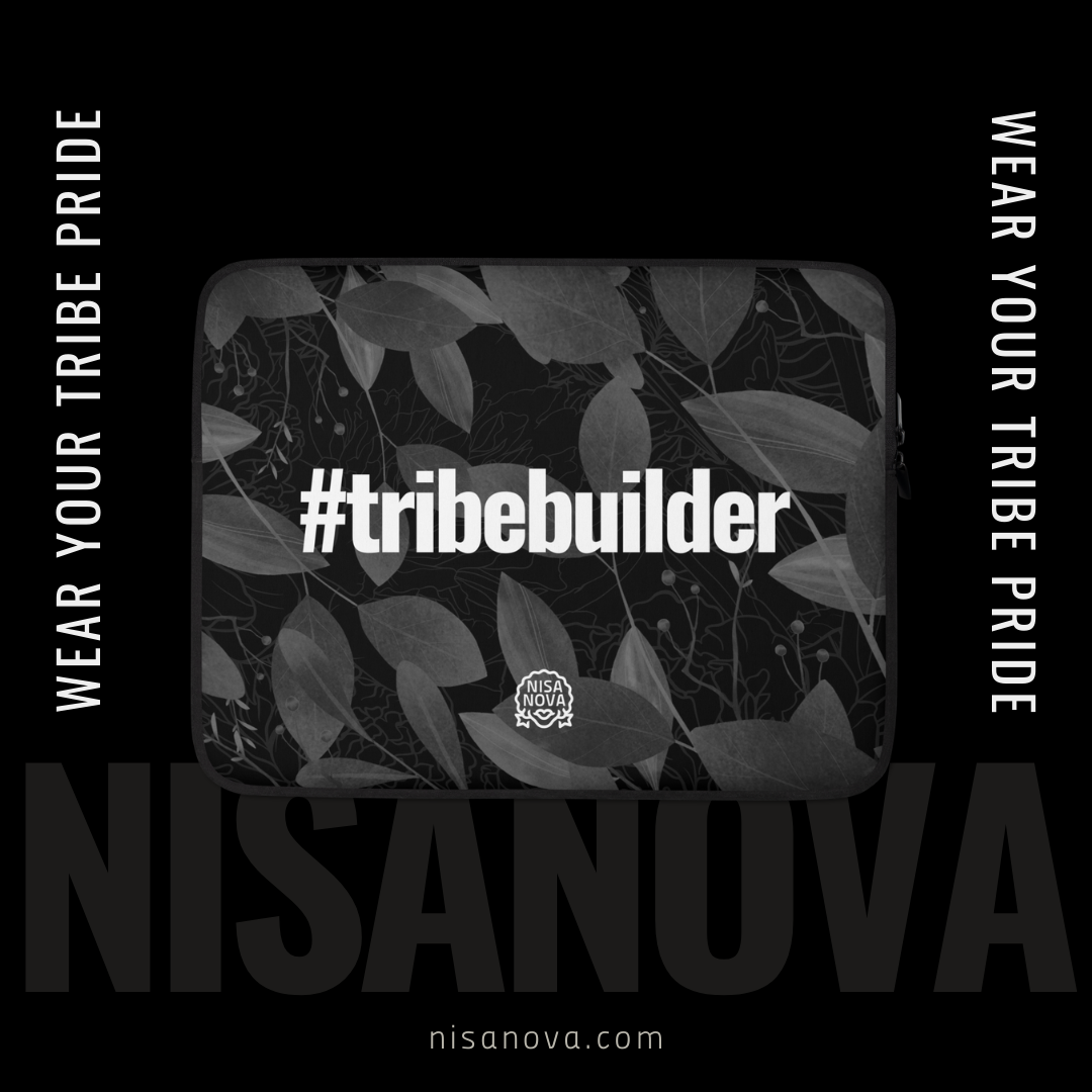 NisaNova Black Laptop Sleeve