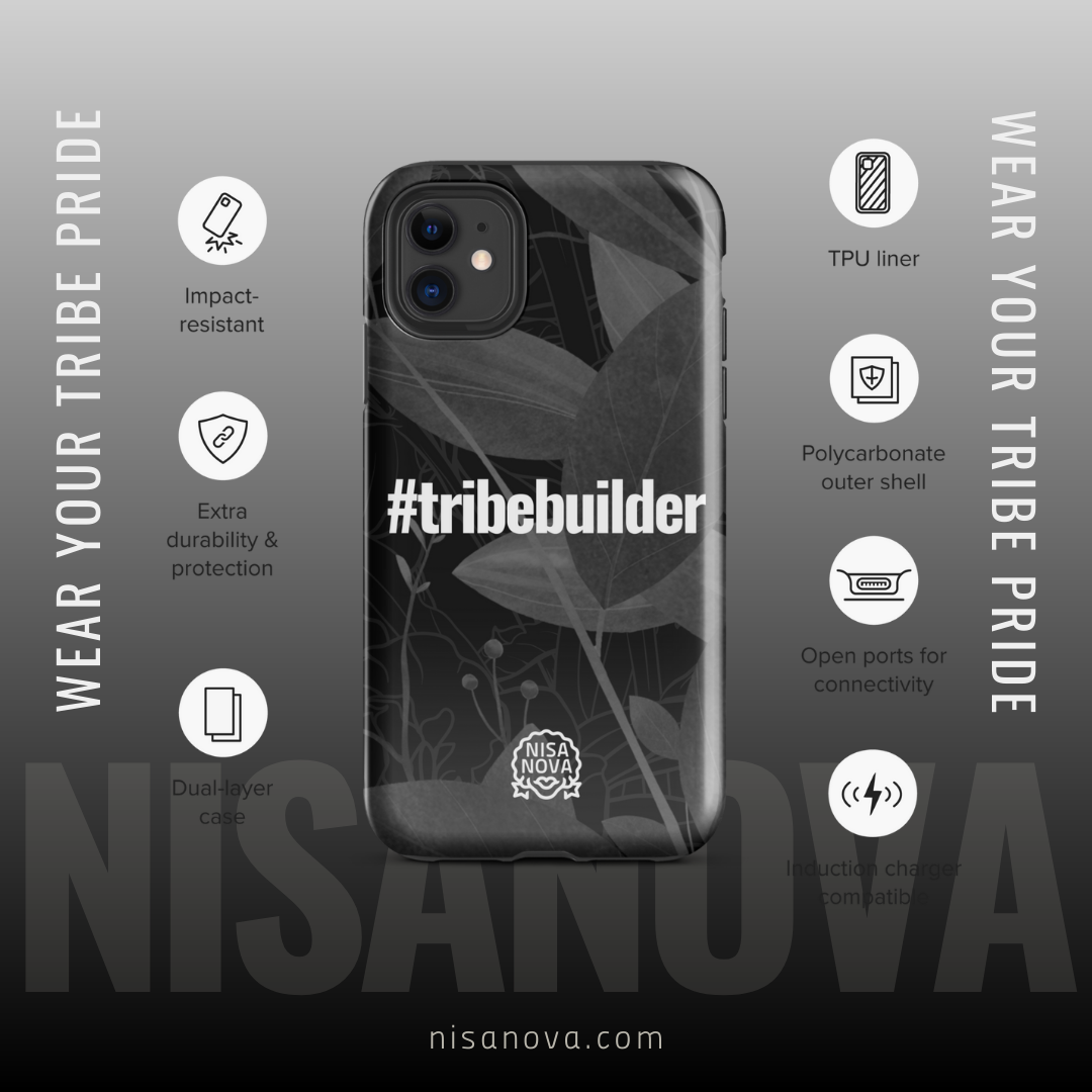 NisaNova Black Tough Case for iPhone®