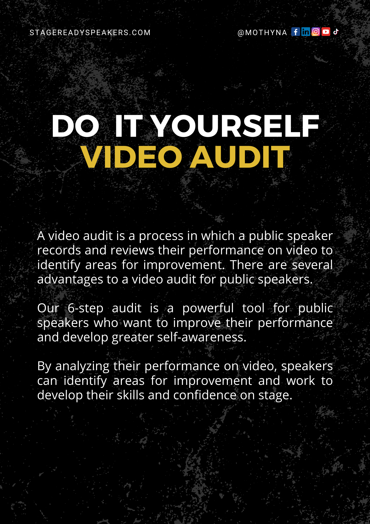 DIY Video Audit Template