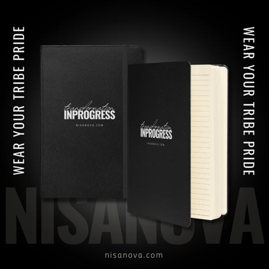 NisaNova Black Hardcover Bound Notebook