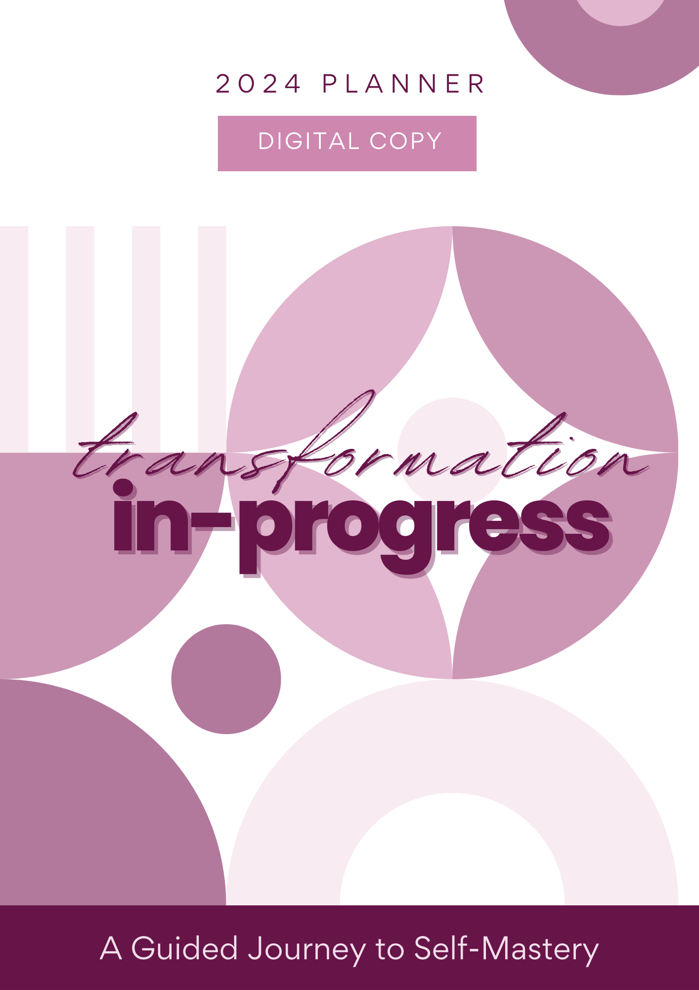 [DIGITAL COPY] Transformation In Progress Journal [WINNING COVER DESIGN]