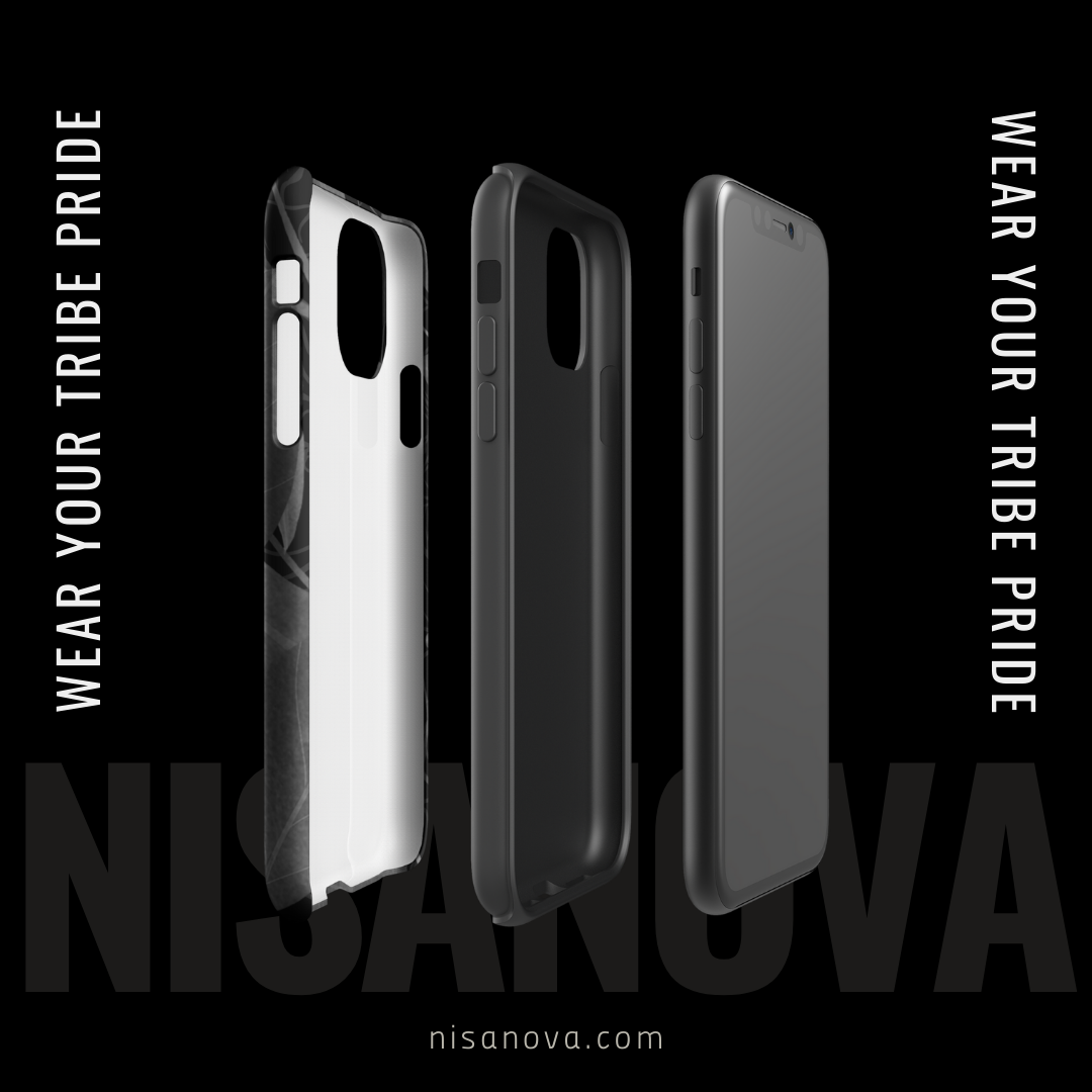 NisaNova Black Tough Case for iPhone®