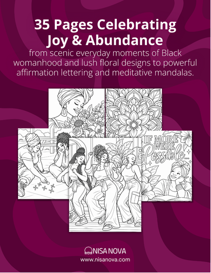 Yes, And More Please | Adult Coloring Book by NisaNova®