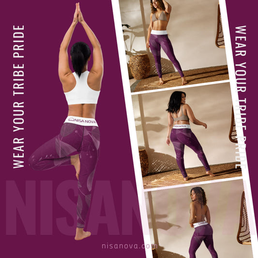NisaNova Purple Yoga Leggings